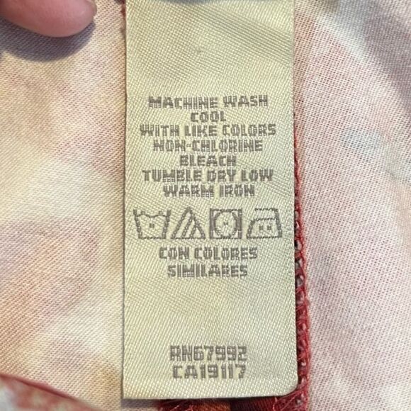 SIGRID OLSEN Floral Wide Leg Pants Size Zip Red Orange Women’s Size 6 - Picture 6 of 6